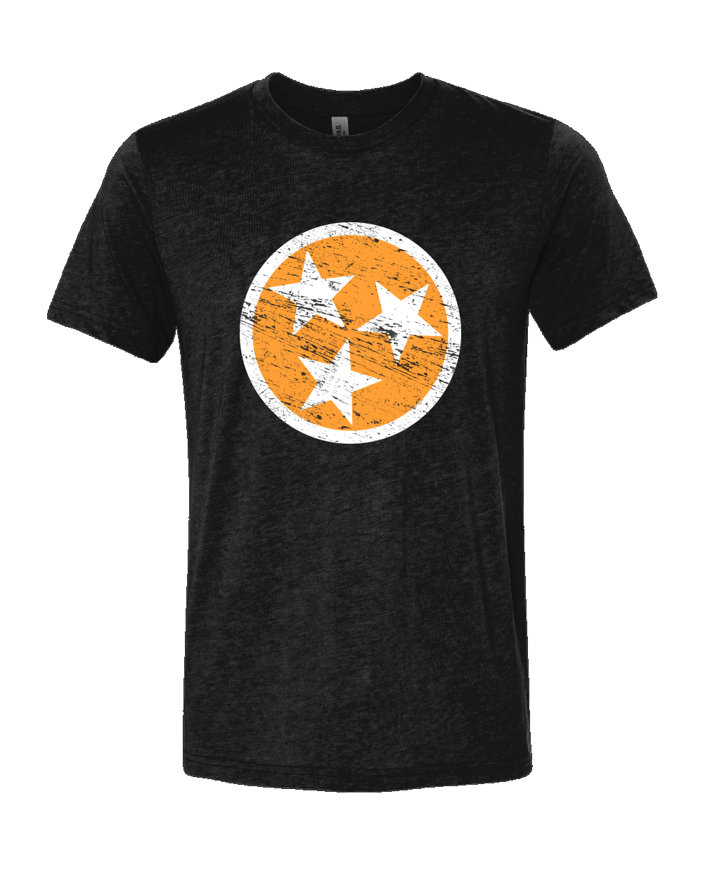TN Flag - Orange on Black
