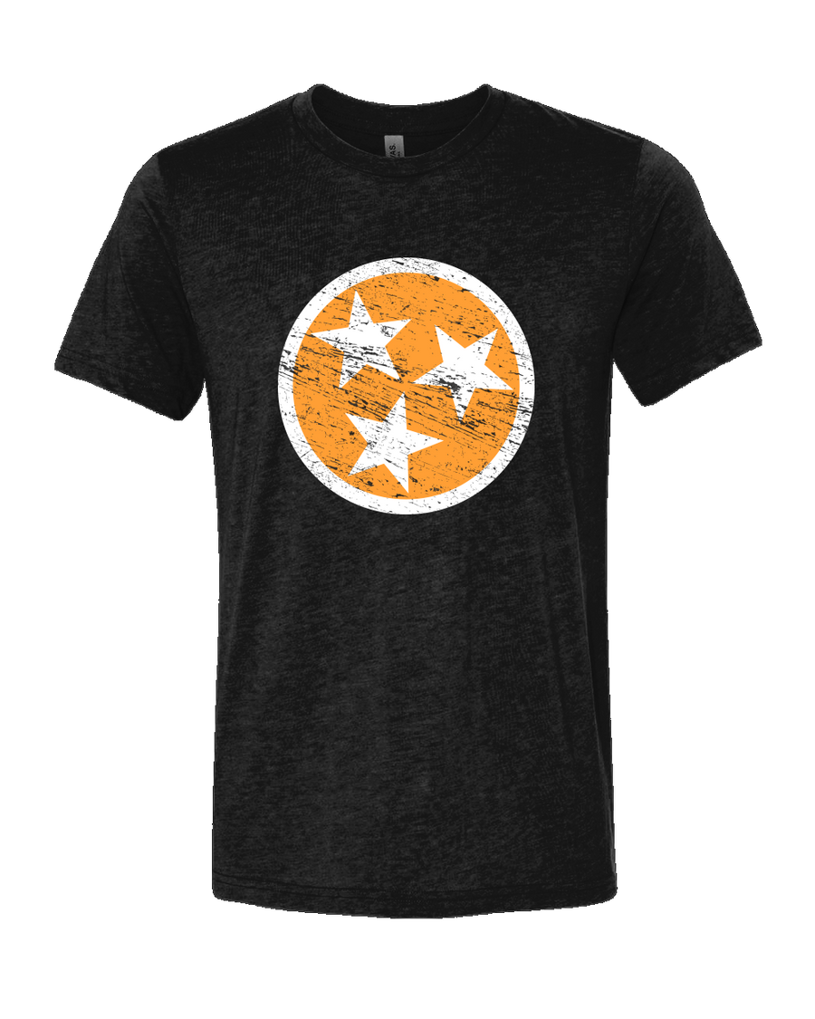 Tennessee Baseball Cartoon T-Shirt in Orange