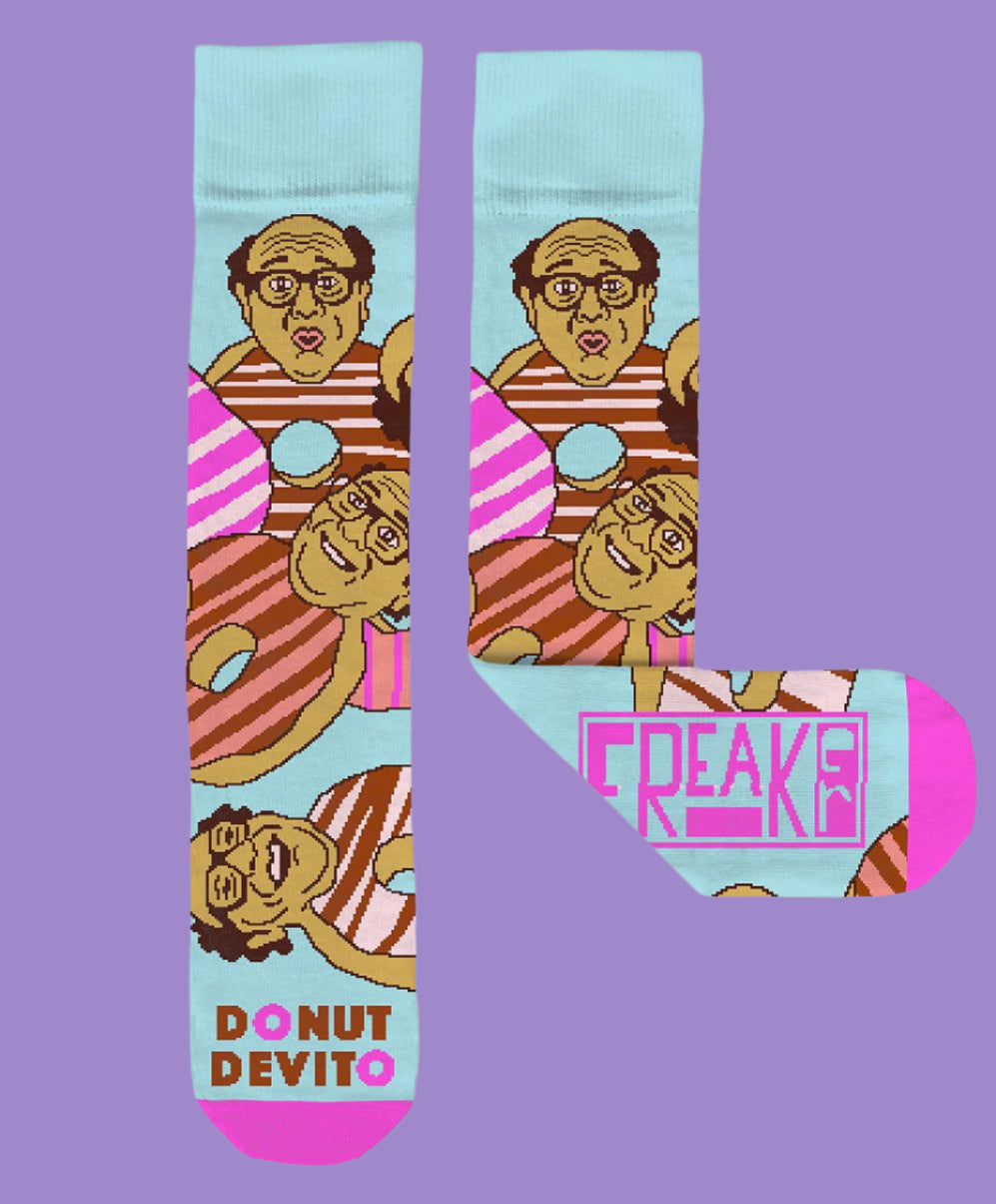Donut Devito Freaker Feet Socks