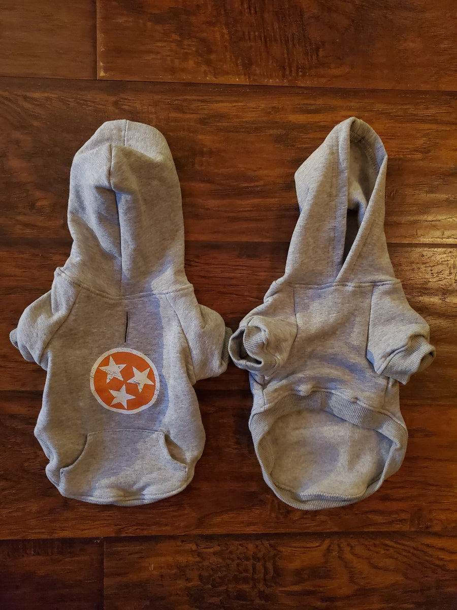 Gray Dog Hoodie with TN Tri-Star  Hoodie - Nothing Too Fancy