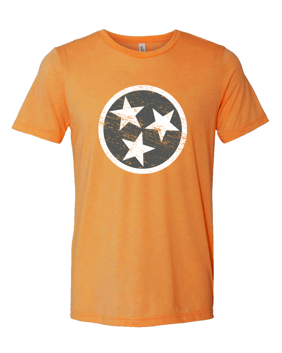 TN Flag - Gray on Orange  T-Shirt - Nothing Too Fancy