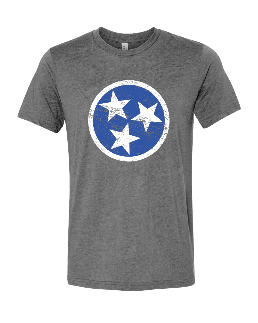 Original Tristar Tennessee Flag Pocket Tee Shirts by Volunteer Traditions Tile - Washed Navy / S