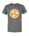 TN Flag - Orange on Gray  T-Shirt - Nothing Too Fancy