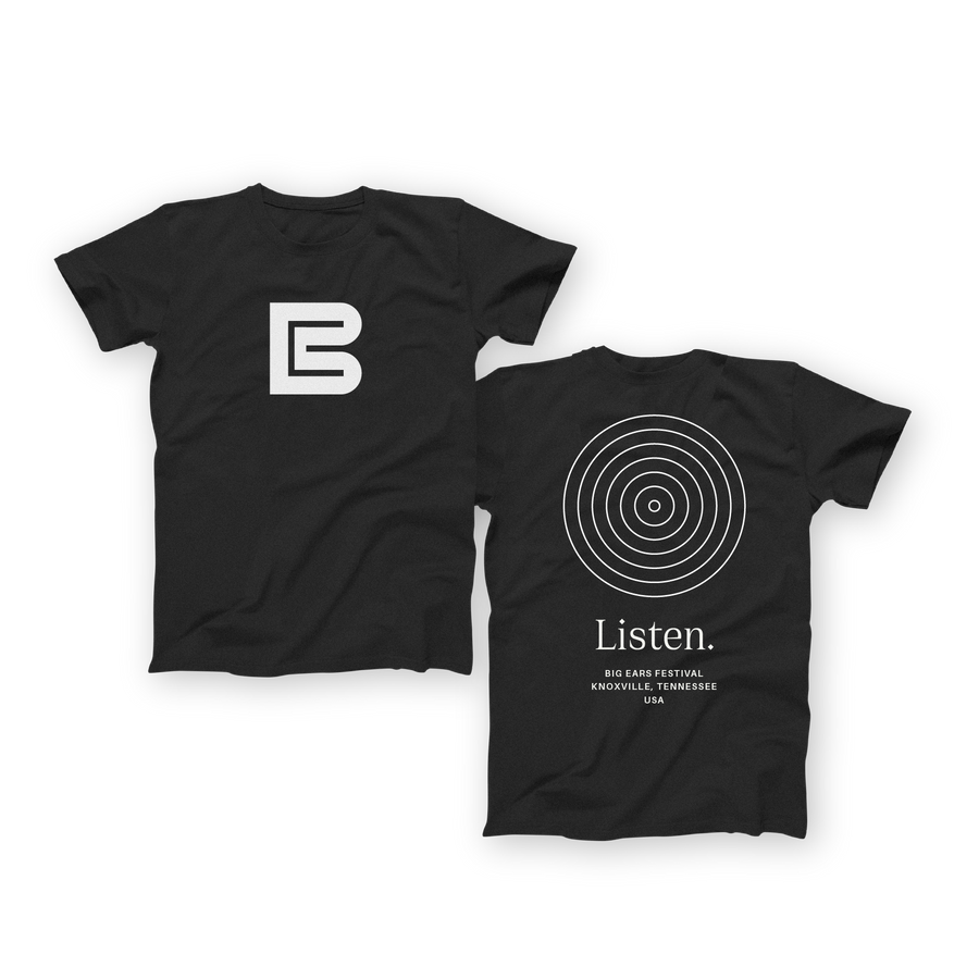 Listen Tee - Black