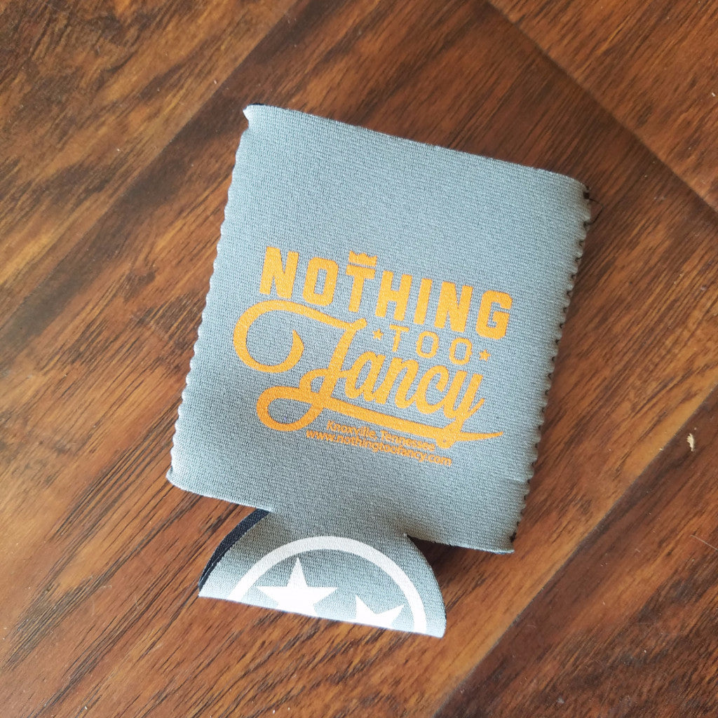 Grey with Orange NTF Logo Drink Holder