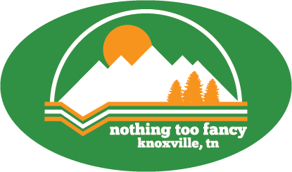 Nothing Too Fancy Mountains Magnet  Magnet - Nothing Too Fancy