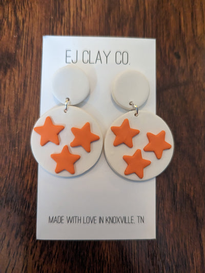 Tennessee Tri-Star Dangle Earrings