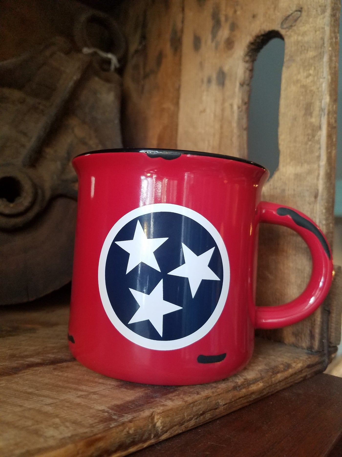 Rustic Tri-Star Mug