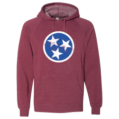 Crimson TN Flag Hoodie - Nothing Too Fancy