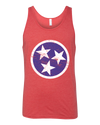 Tri-Star Tank - Red/Blue  Tank Top - Nothing Too Fancy