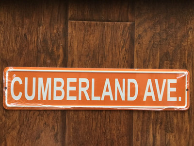Cumberland Avenue Street Sign  Accessories - Nothing Too Fancy