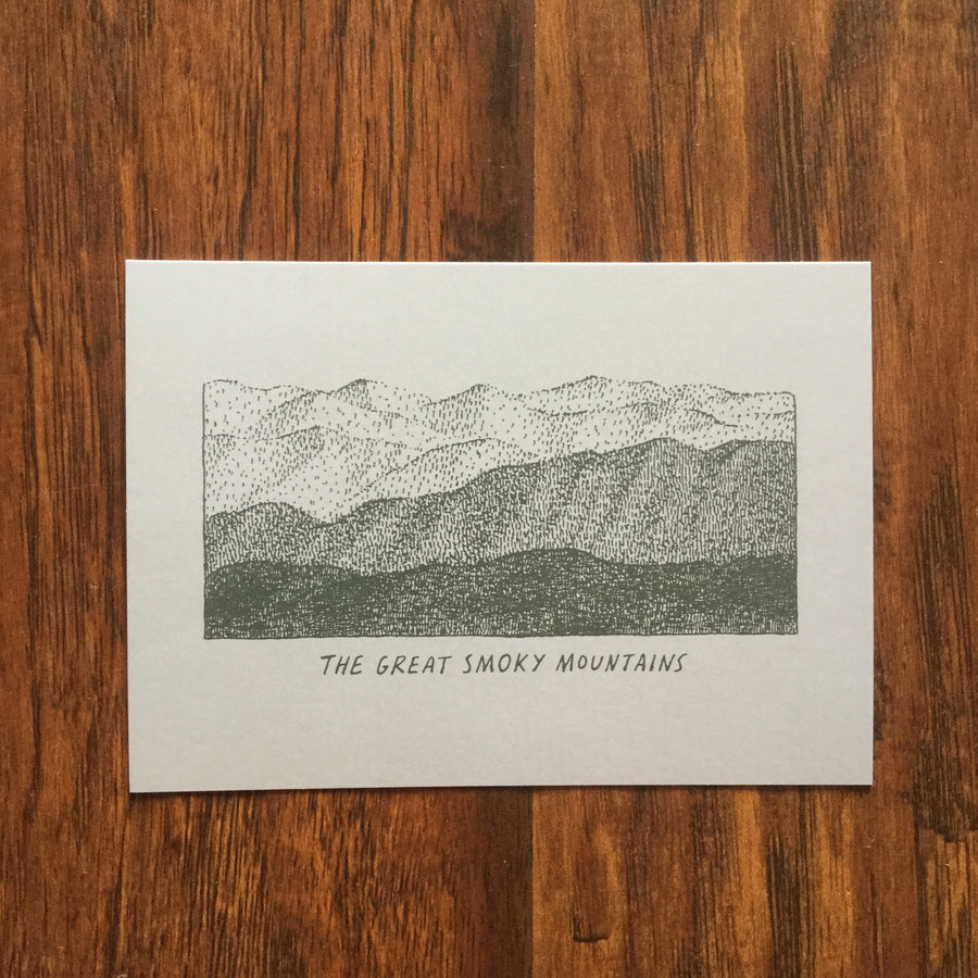 Smoky Sketch Postcard  Post Card - Nothing Too Fancy
