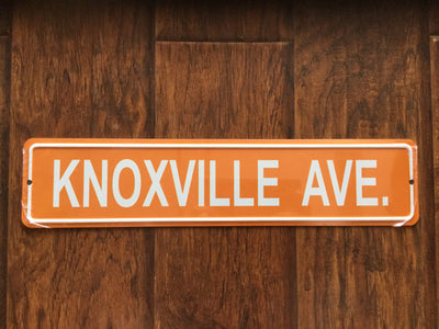 Knoxville Avenue Street Sign  Accessories - Nothing Too Fancy