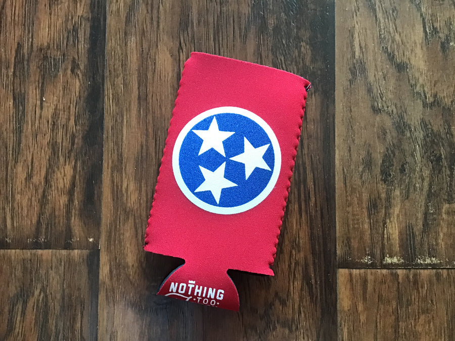 Red Tri-Star Slim Can Drink Holder