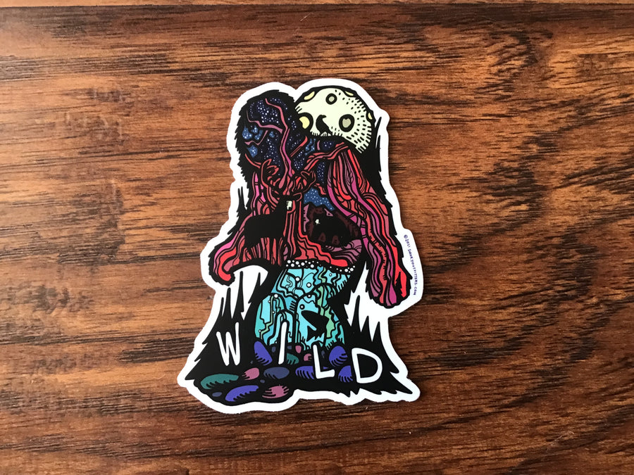 Wild Sasquatch Sticker