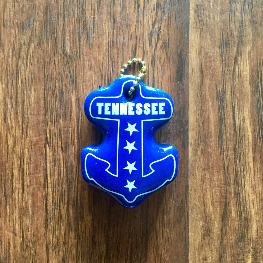 Floatie Keychain Blue Anchor  keychain - Nothing Too Fancy