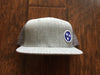 Tri-Star Flat Bill Snap Back Hat - Blue & White  Hat - Nothing Too Fancy