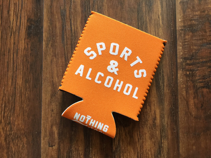 Sports & Alcohol Drink Holder  Collapsible Koozie - Nothing Too Fancy
