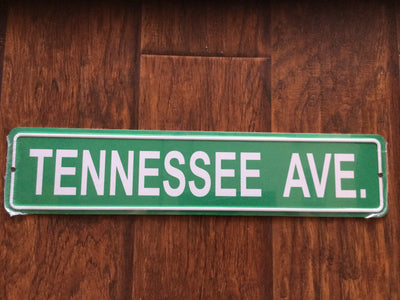 Tennessee Avenue Street Sign  Accessories - Nothing Too Fancy
