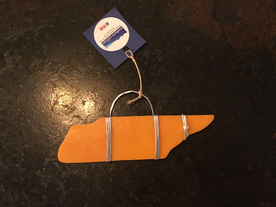 TN Glass Suncatcher - Locally Made  Ornament - Nothing Too Fancy