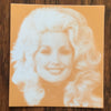 Dolly Parton Orange Sticker  Decal - Nothing Too Fancy