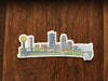 Skyline Sticker  Decal - Nothing Too Fancy