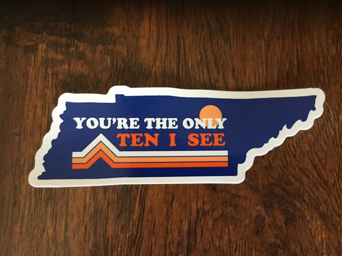 Only Ten I See Sticker