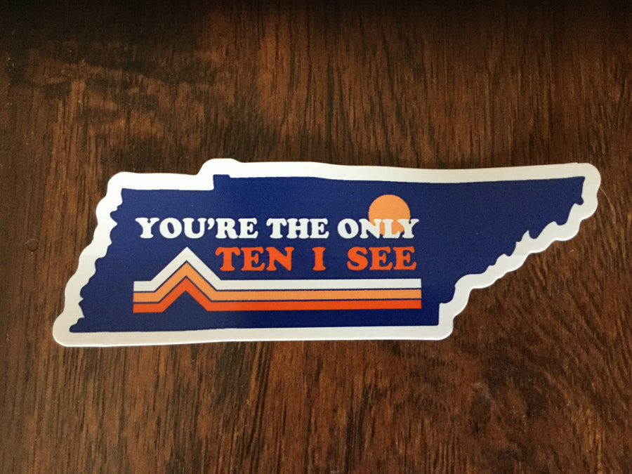 Only Ten I See Sticker  Decal - Nothing Too Fancy