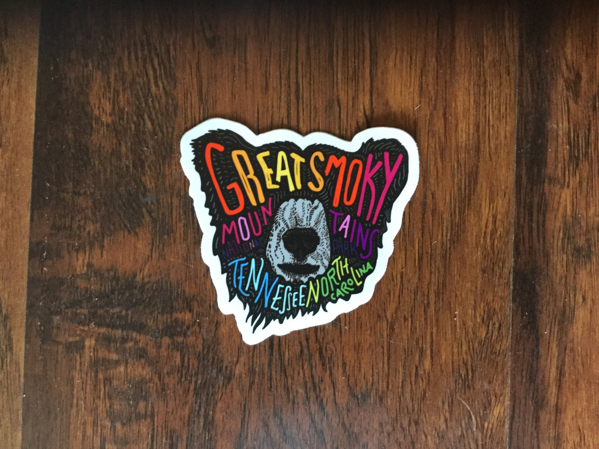 GSM Bear Sticker - Rainbow
