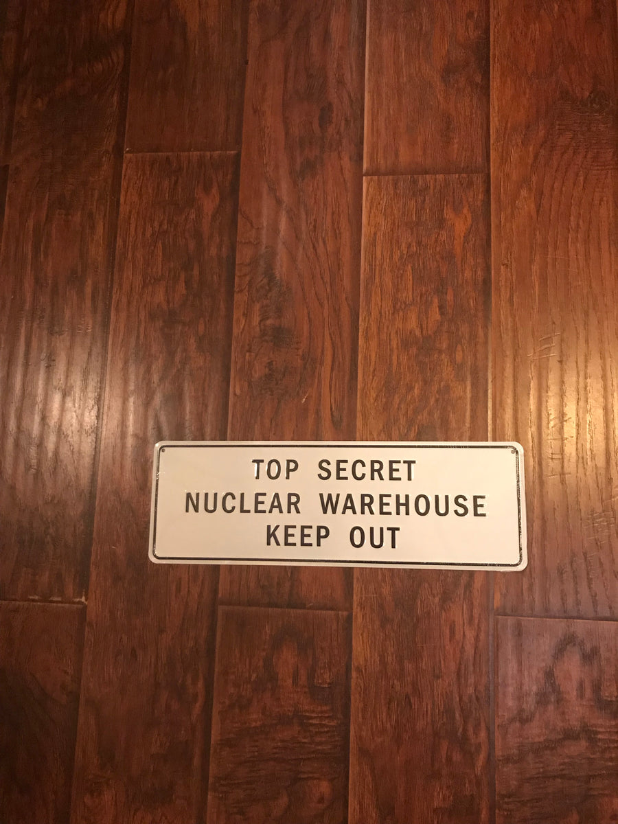 Top Secret Sign - Small (Locally Made)  Accessories - Nothing Too Fancy