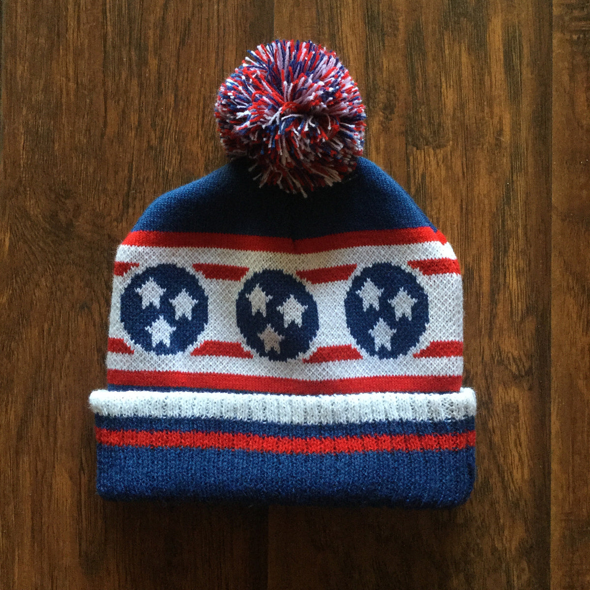 Tri-Star Beanie - Blue
