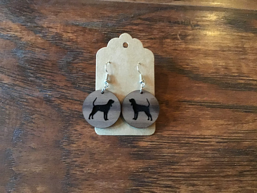 Wooden Smokey Earring - Dangles