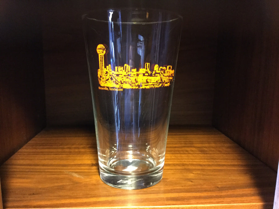 Skyline Pint Glass  glassware - Nothing Too Fancy