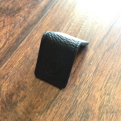 Flud Money Clip - Black Leather  wallet - Nothing Too Fancy