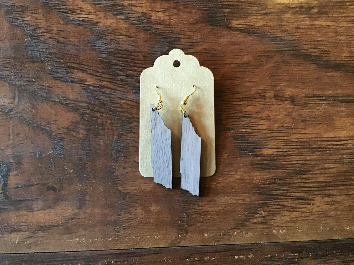 Wooden Tennessee Earring - Dangles