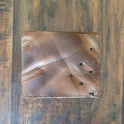 Classic Bi-Fold Wallet - Baseball Glove (Brown)  wallet - Nothing Too Fancy
