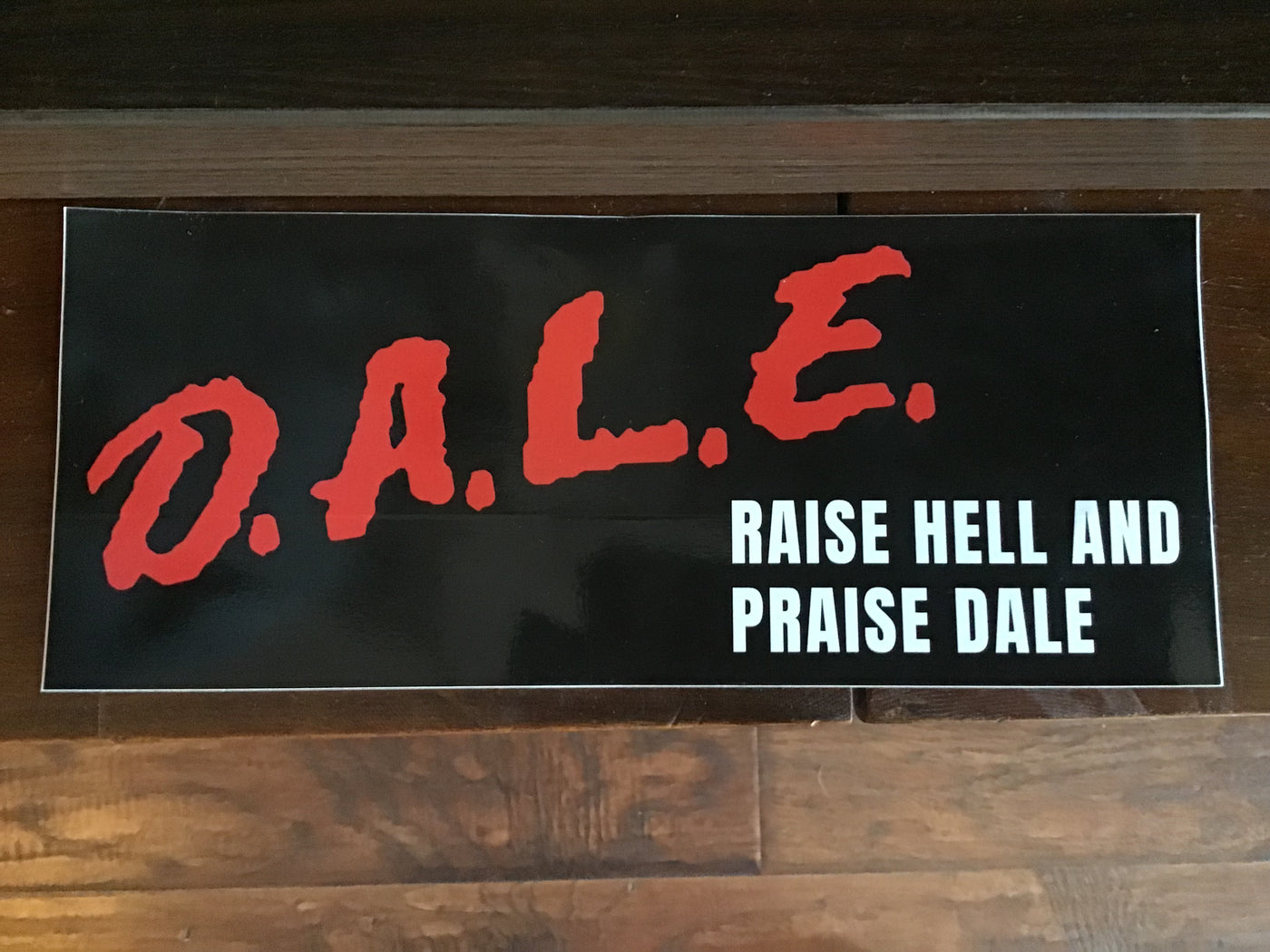 D.A.L.E. Sticker